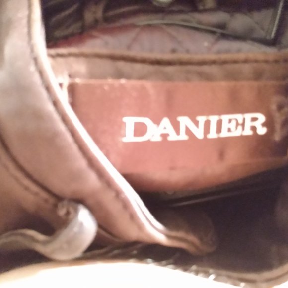 Manteau cuir, femme, Danier, taille M, Fermeture éclair, presque Neuf - Picture 4 of 5